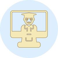 Online Learning Vector Icon