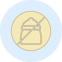 No Sugar Vector Icon