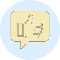 Thumbs Up Vector Icon