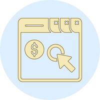 Pay Per Click Vector Icon