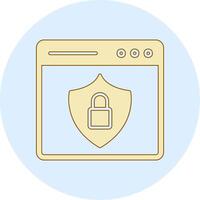 Web Security Vector Icon
