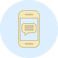 Phone Message Vector Icon