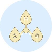 H2o Vector Icon