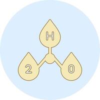 H2o Vector Icon