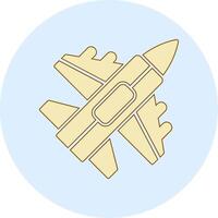 Jet Fighter Vector Icon