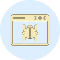 Web Bug Vector Icon