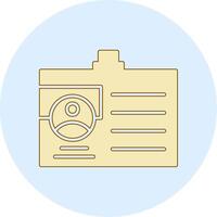 Id Card Vector Icon