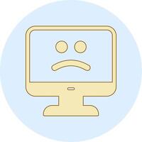 Blue Screen Vector Icon