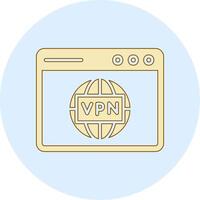 icono de vector vpn