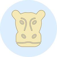 Hippopotamus Vector Icon