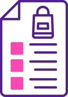 Shopping List Vector Icon