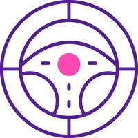 Steering Wheel Vector Icon