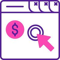 Pay Per Click Vector Icon