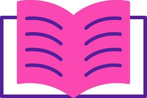 Open Book Vector Icon