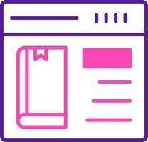 Online Book purchase Vector Icon