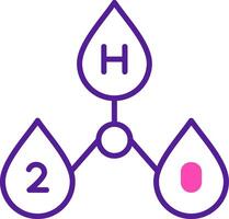 H2o Vector Icon