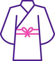 yukata vector icono