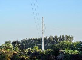 Power line support photo