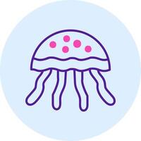 icono de vector de medusas