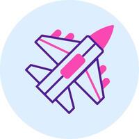 Jet Fighter Vector Icon