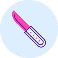 icono de vector de cuchillo