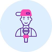 rap vector icono