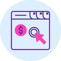 Pay Per Click Vector Icon