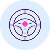 Steering Wheel Vector Icon