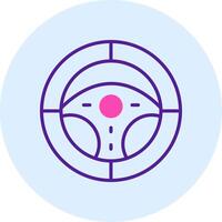 Steering Wheel Vector Icon