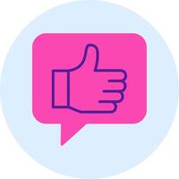 Thumbs Up Vector Icon