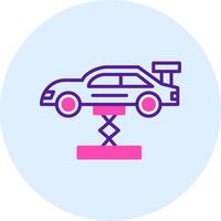 Car Lifting Vector Icon