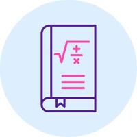 Maths Book Vector Icon