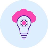 nube idea vector icono