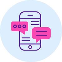 Chatting Vector Icon