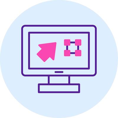 Graphic Design Vector Icon