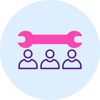 icono de vector de soporte técnico