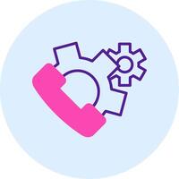 Call Settings Vector Icon