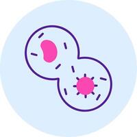 mitosis vector icono