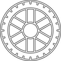 Tire Vector Icon