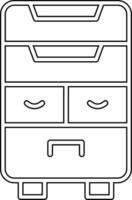 Drawers Vector Icon