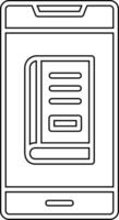 Online Book Order Vector Icon