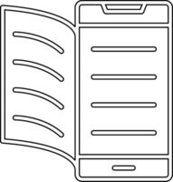 Digital Book Vector Icon