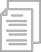 icono de vector de documento