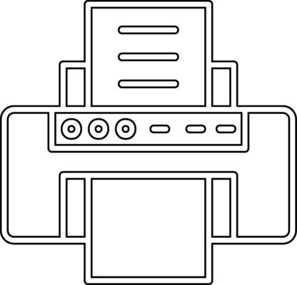 Printer Vector Icon