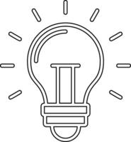 Light Bulb Vector Icon
