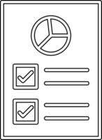 Work Report Vector Icon