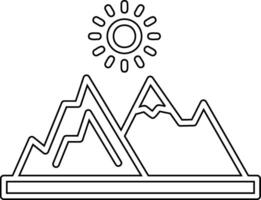 Mountain Vector Icon