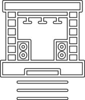 Stage Vector Icon