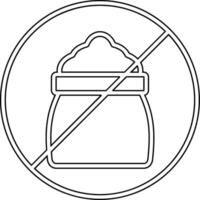 No Sugar Vector Icon