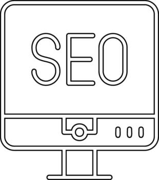 Computer Vector Icon